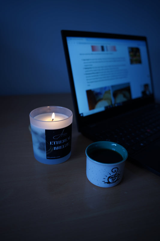 Ručna izrada Arcane svijeće od 100% prirodnog sojinog voska u mat staklenki