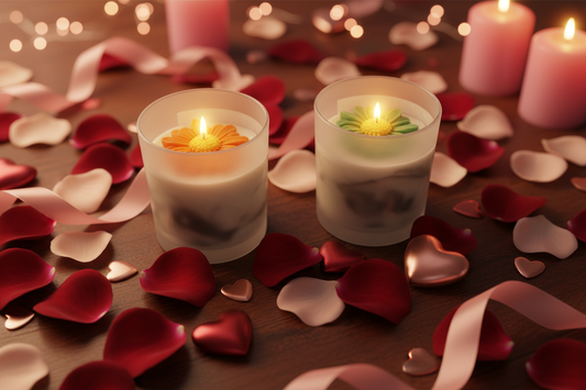 romantična večer uz mirisne svijeće za Valentinovo